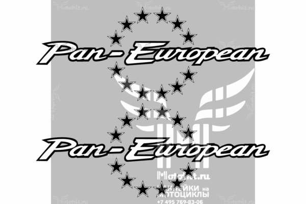 Наклейка Honda PAN-EUROPEAN 2
