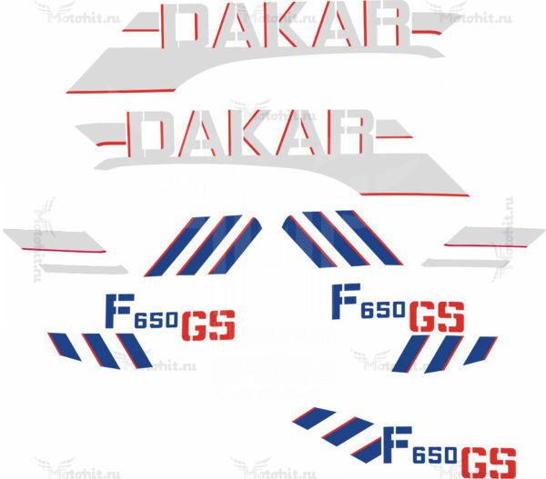 Комплект наклеек BMW F-650 2006