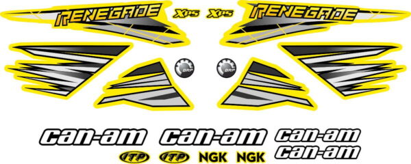 Комплект наклеек на CAN-AM OEM