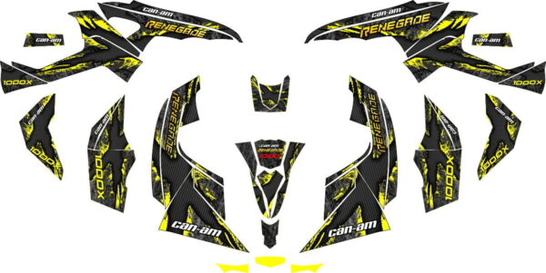 Комплект наклеек на CAN-AM RENEGADE-1000X
