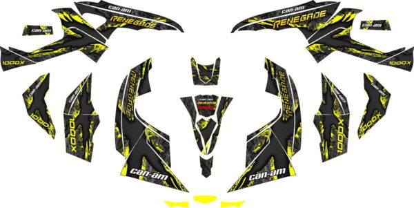 Комплект наклеек на CAN-AM RENEGADE-1000X2