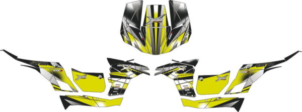 Комплект наклеек на CAN-AM MAVERICK-3