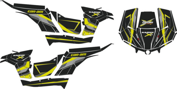 Комплект наклеек на CAN-AM MAVERICK-7