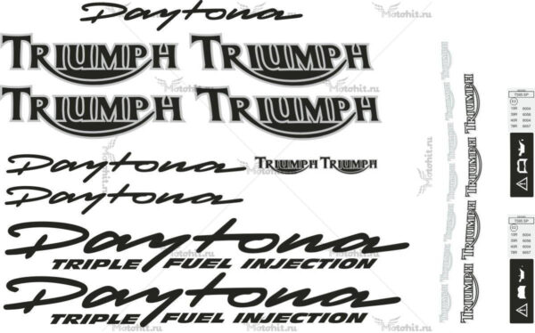 Комплект наклеек TRIUMPH DAYTONA