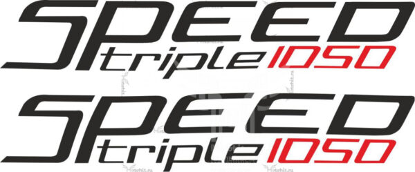 Комплект наклеек Triumph speed triple 2011