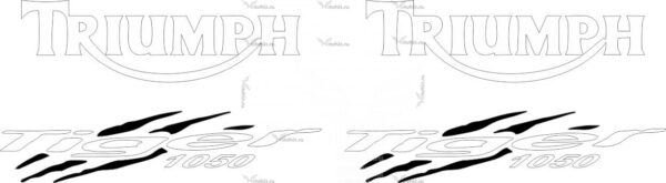 Комплект наклеек TRIUMPH TIGER 1050
