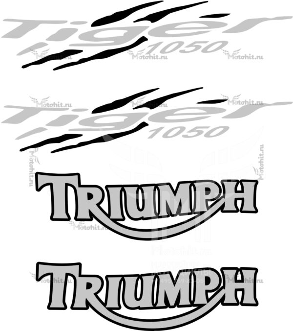 Комплект наклеек TRIUMPH TIGER 1050 2008-2010