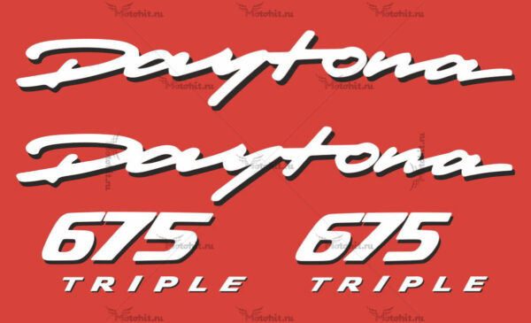 Комплект наклеек DAYTONA-675 2007 TRIUMPH