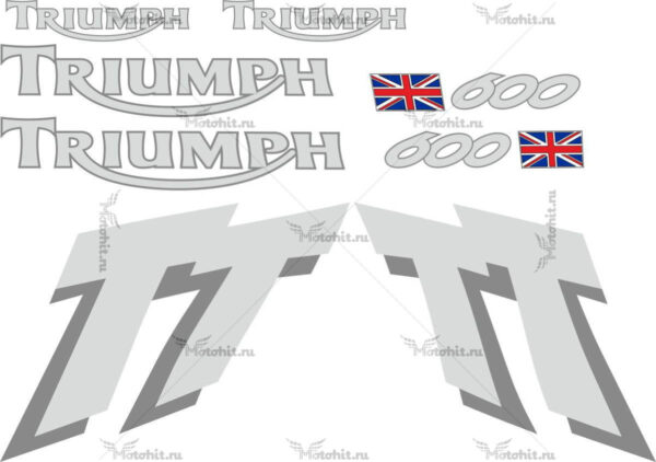 Комплект наклеек DAYTONA TRIUMPH TT-600