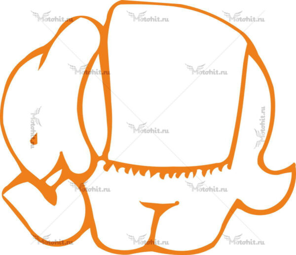 Наклейка DUCATI DUKE-ELEPHANT