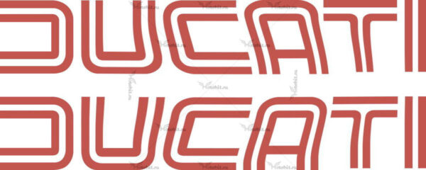 Наклейка логотип DUCATI OLD