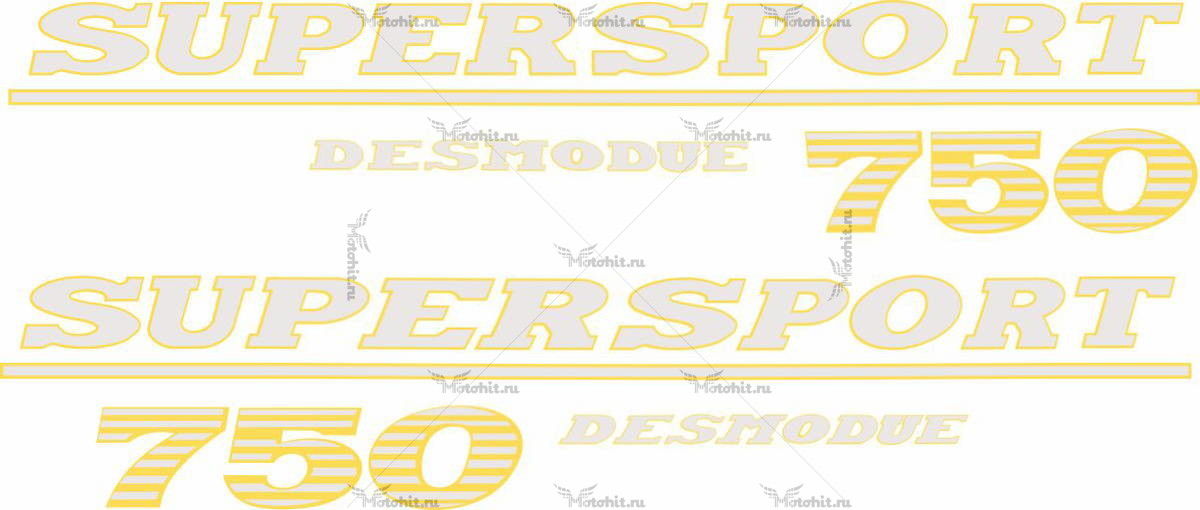 Наклейка DUCATI SUPERSPORT-750