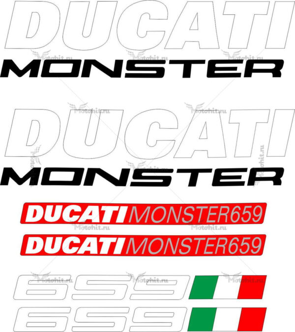 Комплект наклеек DUCATI-659