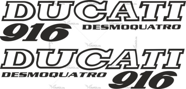 Комплект наклеек DUCATI-916