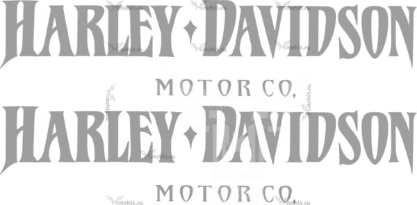 Наклейка HARLEY DAVIDSON MOTOR CO straight