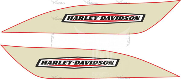 Комплект наклеек для Harley Davidson Sportster R 2008