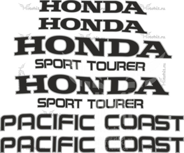 Комплект наклеек для HONDA PC-800