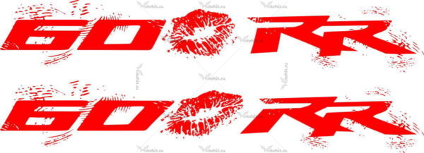 Наклейка Honda CBR-600-RR-KISS