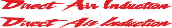 Наклейка Honda DIRECT-AIR-INDUCTION
