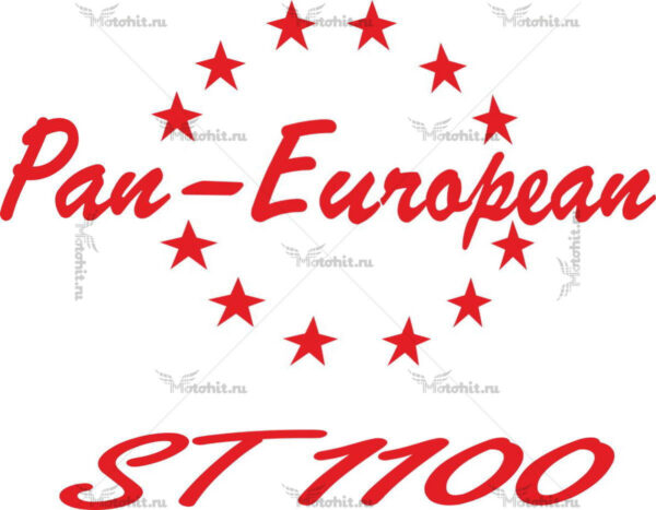 Наклейка Honda PAN-EURO