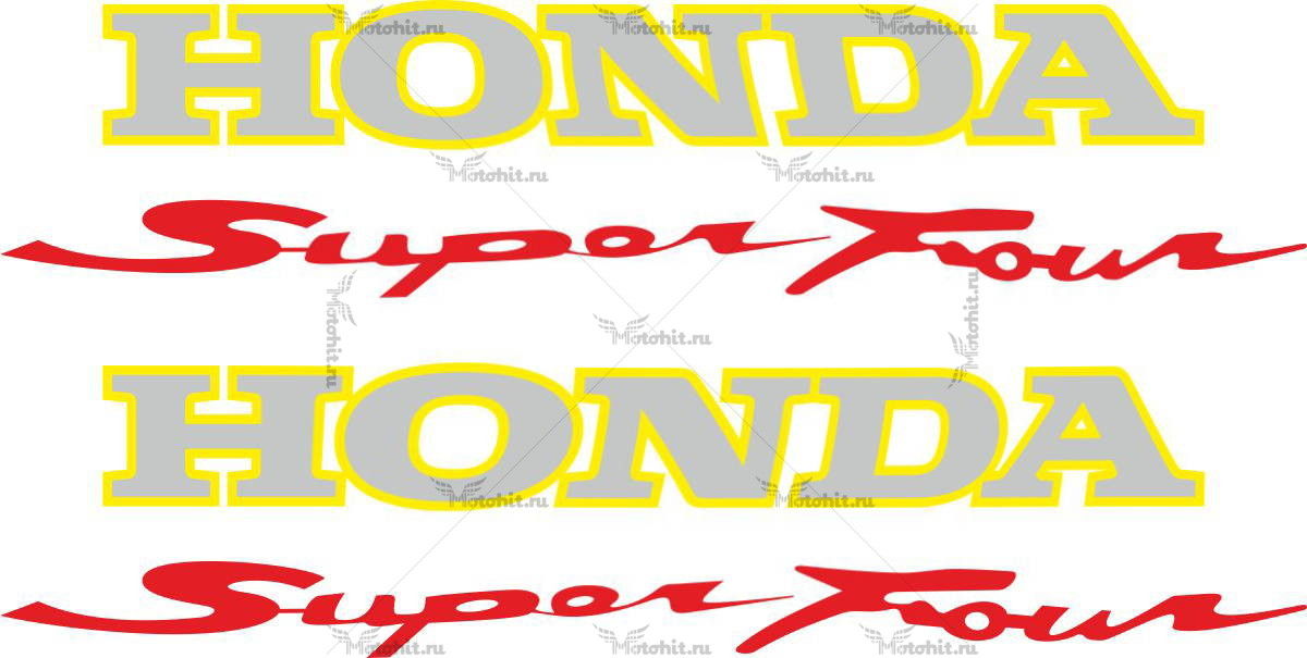Наклейка Honda SUPER4-STR