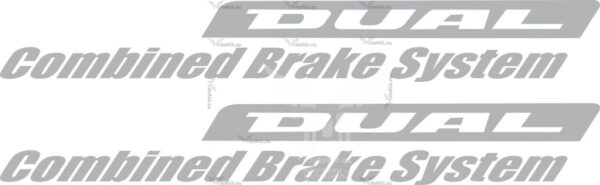Наклейка Honda Dual-combined-brake-system