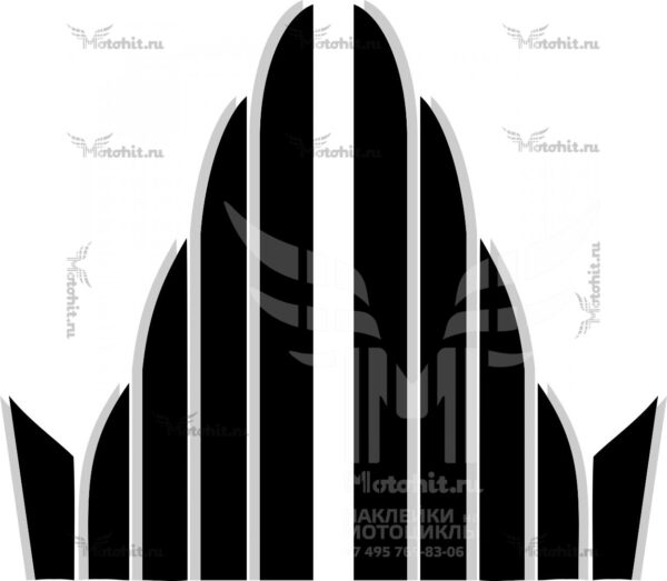 Комплект наклеек Honda Huge Wings