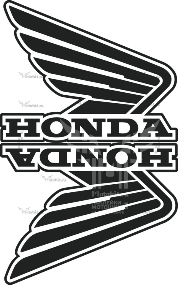 Комплект наклеек Honda WINGS-18