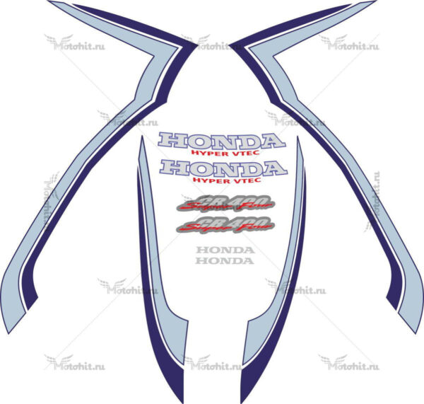 Комплект наклеек Honda CB-400 1999-2001 VTEC-1