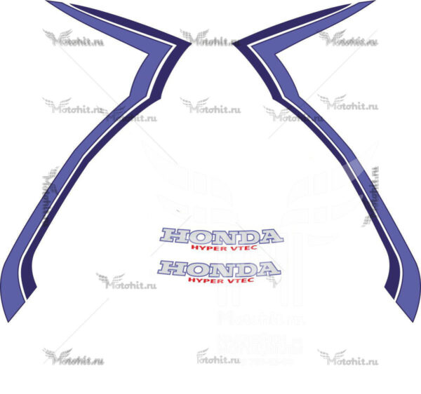 Комплект наклеек Honda CB-400 1999-2001 VTEC-1 DARK part
