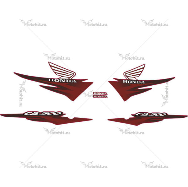 Комплект наклеек Honda CB-500 2001