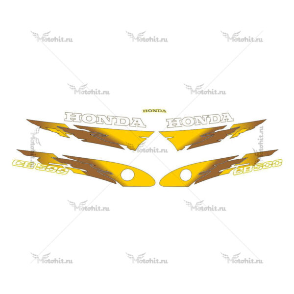 Комплект наклеек Honda CB-500-Е 1993-2003 YELLOW