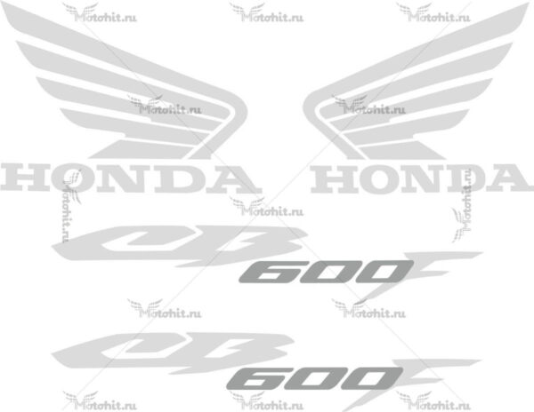 Комплект наклеек Honda CB-600-F 1999