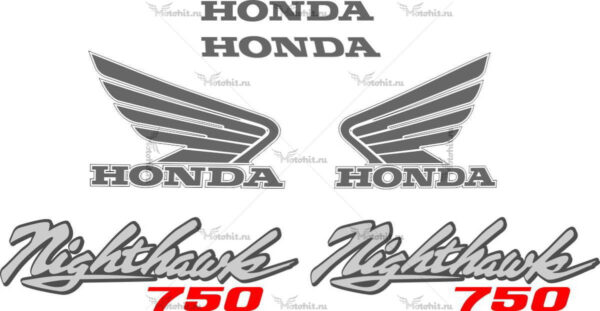Комплект наклеек Honda CB-750-SC 1991-1993 NIGHTHAWK