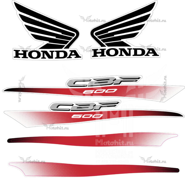 Комплект наклеек Honda CBF 600 2011+