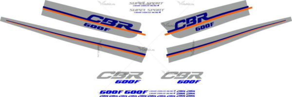 Комплект наклеек Honda CBR-600-F 1987-1990