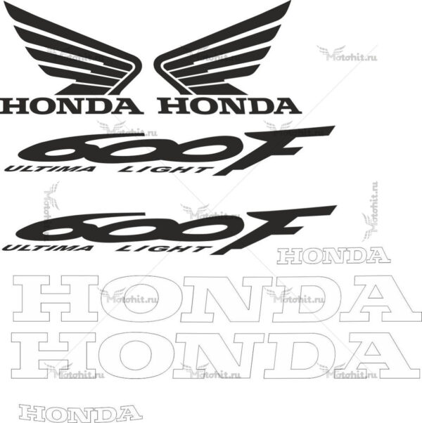 Комплект наклеек Honda CBR-600-F 1999-2000