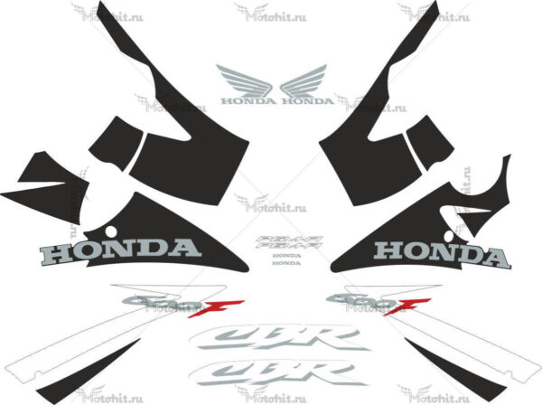Комплект наклеек Honda CBR-600 F4i 2002-2
