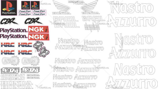 Комплект наклеек Honda CBR-600-F NASTRO