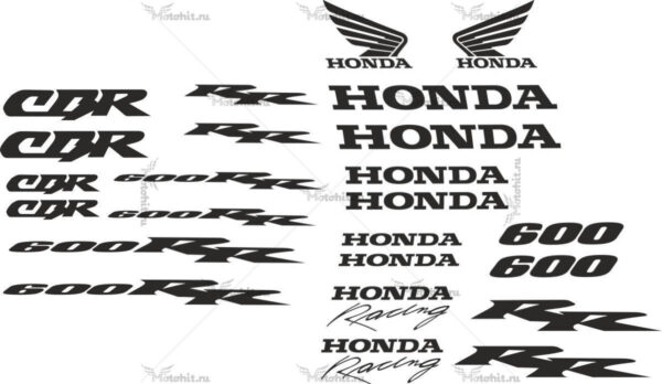 Комплект наклеек Honda CBR-600-F2 1991-1994