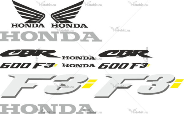 Комплект наклеек Honda CBR-600-F3 1995-1998