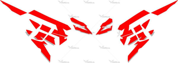 Комплект наклеек Honda CBR-600-F3 1998 SIDES