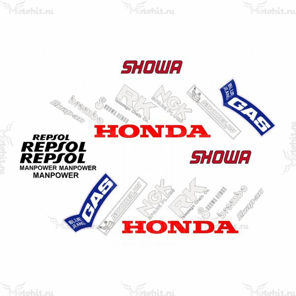 Комплект наклеек Honda CBR-600-RR 2003-2004 ROSSI-2 part