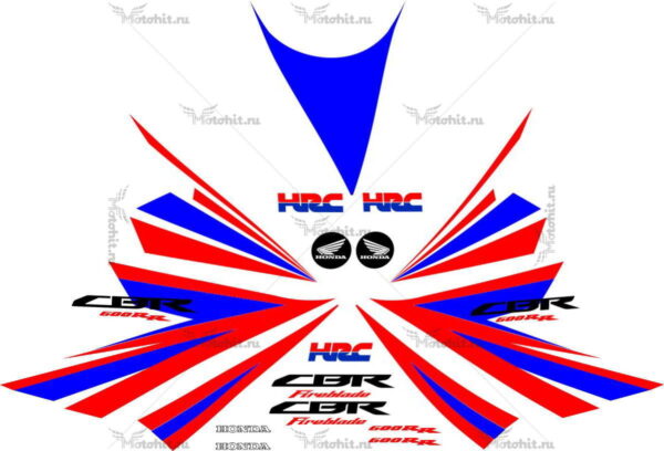 Комплект наклеек Honda CBR-600-RR 2005 HRC