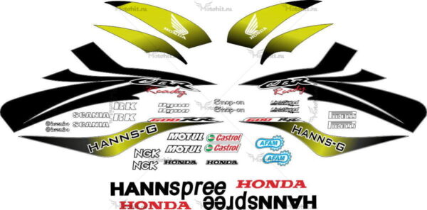 Комплект наклеек Honda CBR-600-RR 2006 HANNSPREE