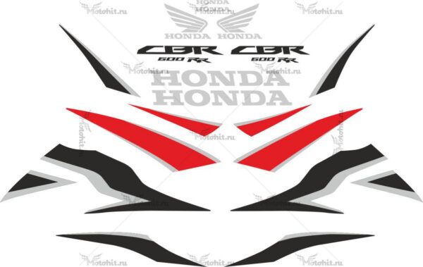 Комплект наклеек Honda CBR-600-RR 2009-2011