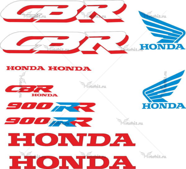 Комплект наклеек Honda CBR-900-RR 1993