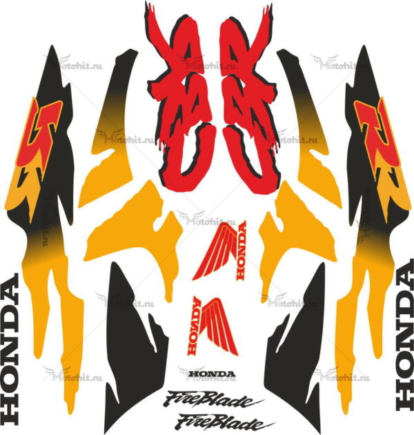Комплект наклеек Honda CBR-900-RR 1993-1994 FULL