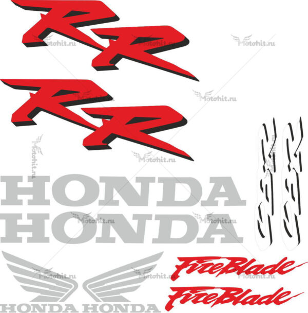 Комплект наклеек Honda CBR-900-RR 2002-2003