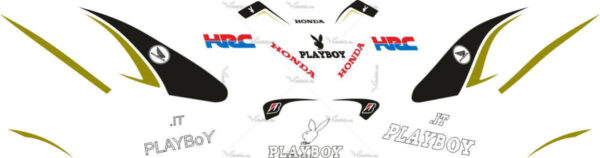 Комплект наклеек Honda CBR-1000 2008-2011 PLAYBOY